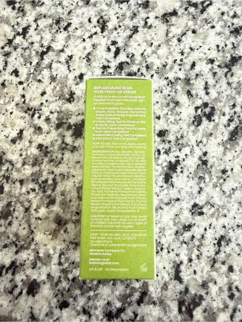 Beplain Mung Bean Pore Tight-Up Serum - NWT
